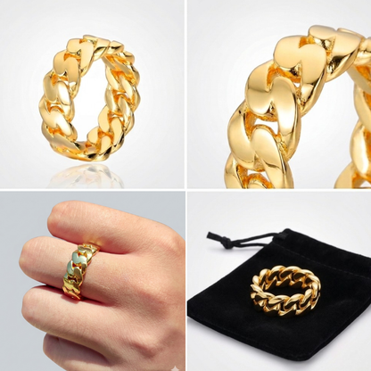 Set Brilla Oro Cuban | 8mm