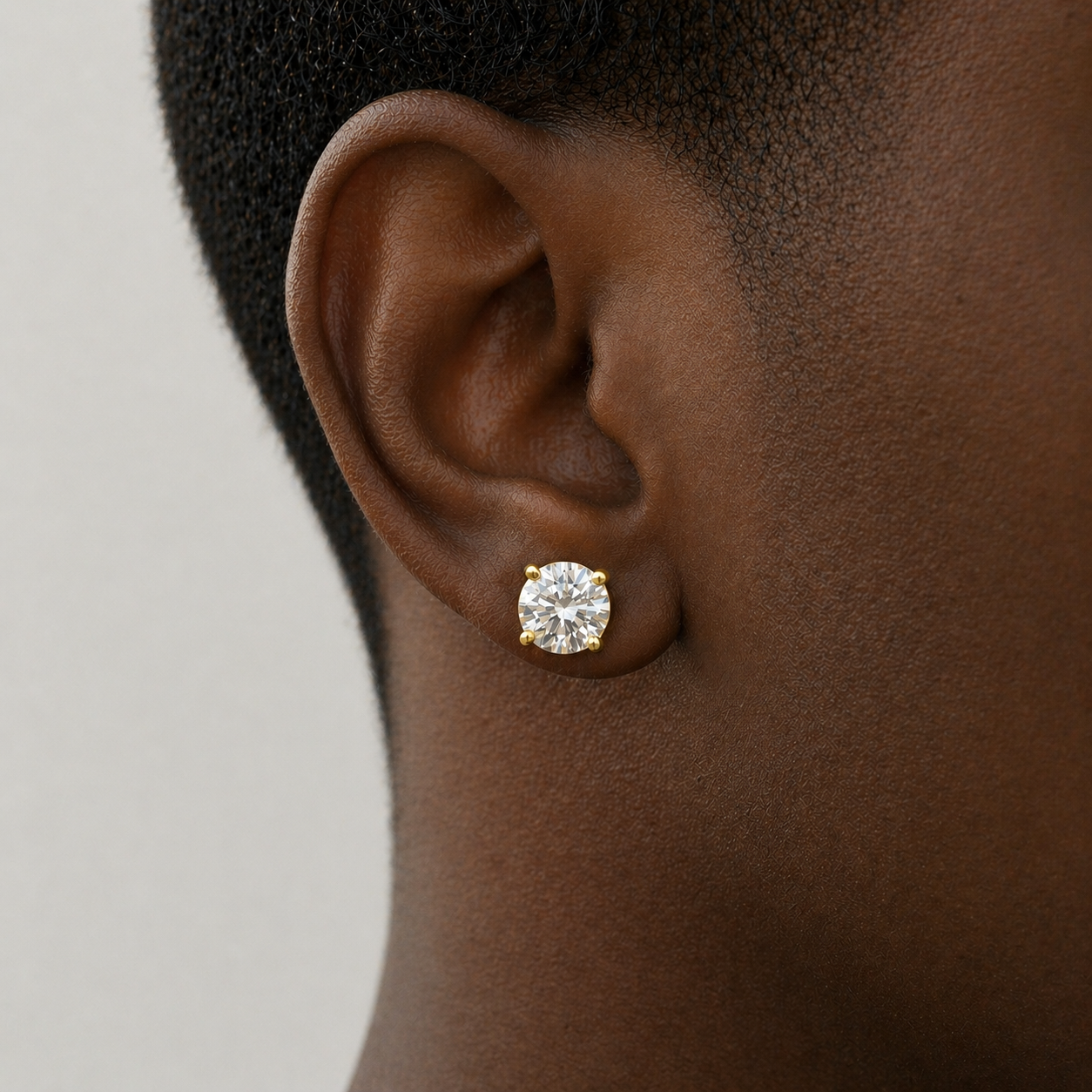 Orecchini Bottone Oro | Brilla Jewelry