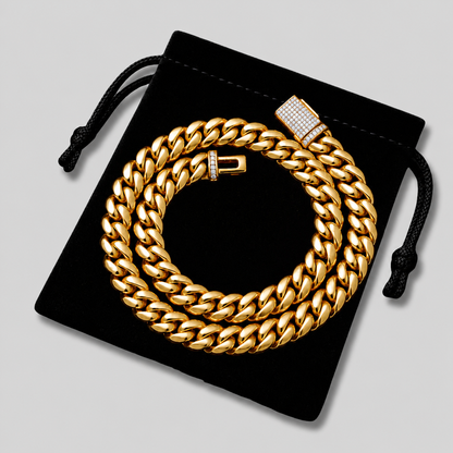 Collana Cuban Oro | Brilla Jewelry