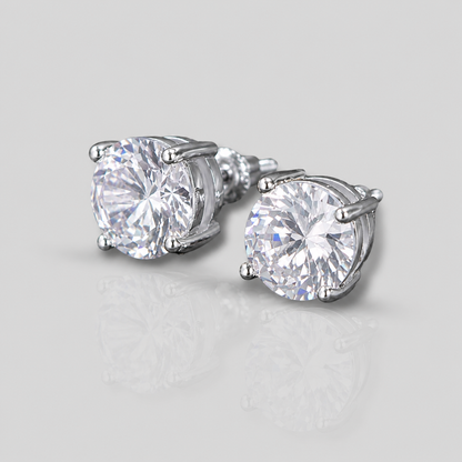 Set Brilla Argento Cuban | 8mm