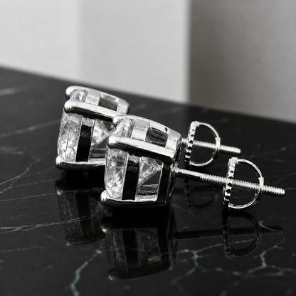 Set Brilla Argento Cuban | 8mm