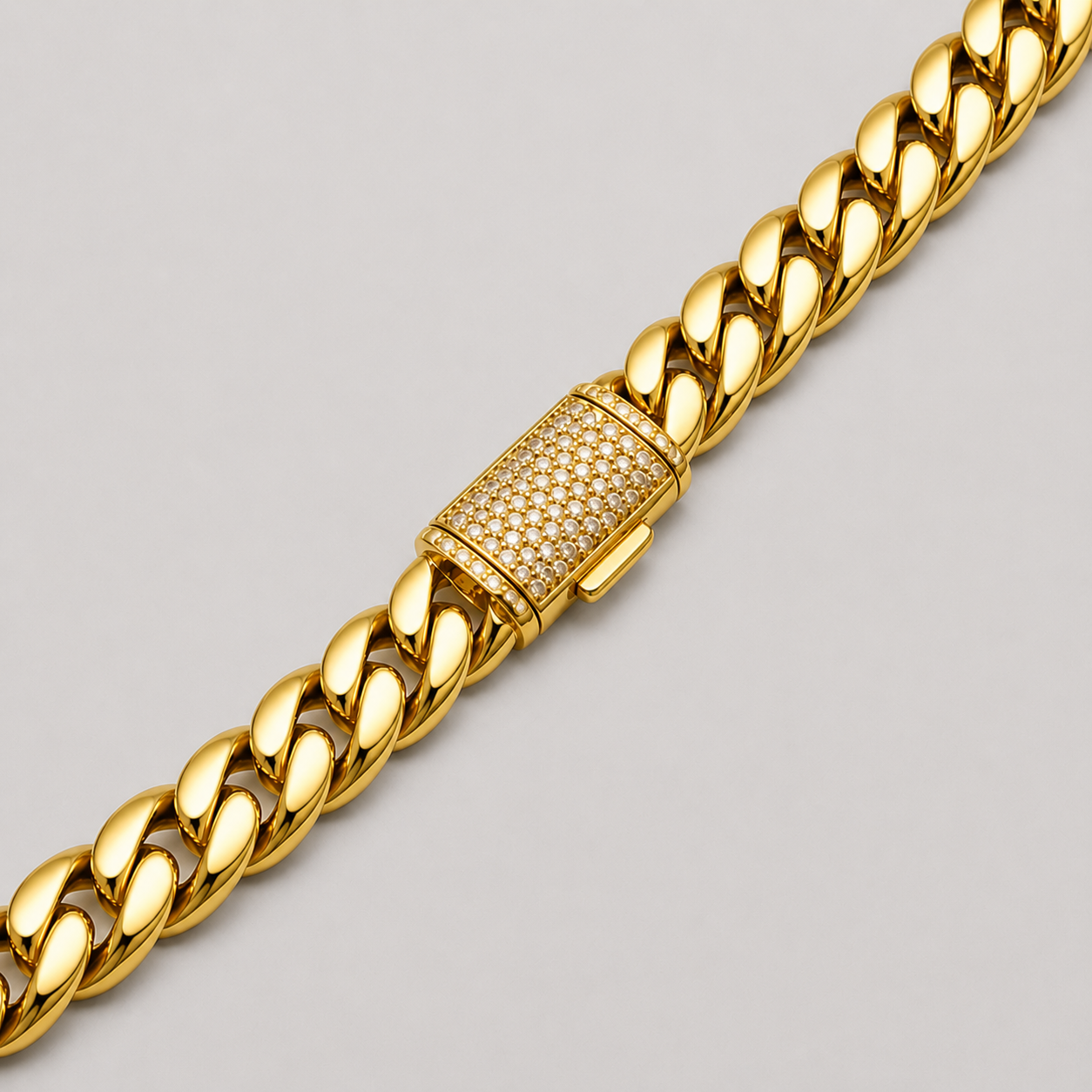 Set Brilla Oro Cuban | 8mm