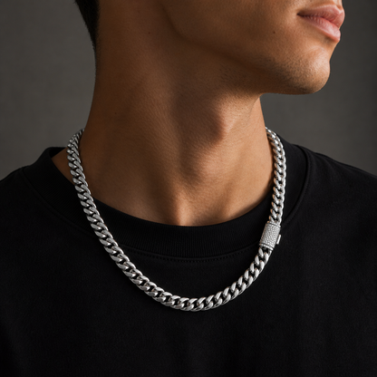 Collana Cuban Argento | Brilla Jewelry