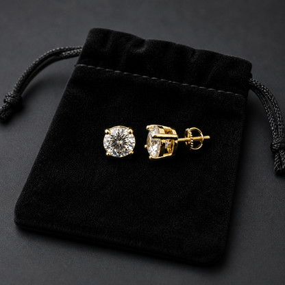 Orecchini Bottone Oro | Brilla Jewelry