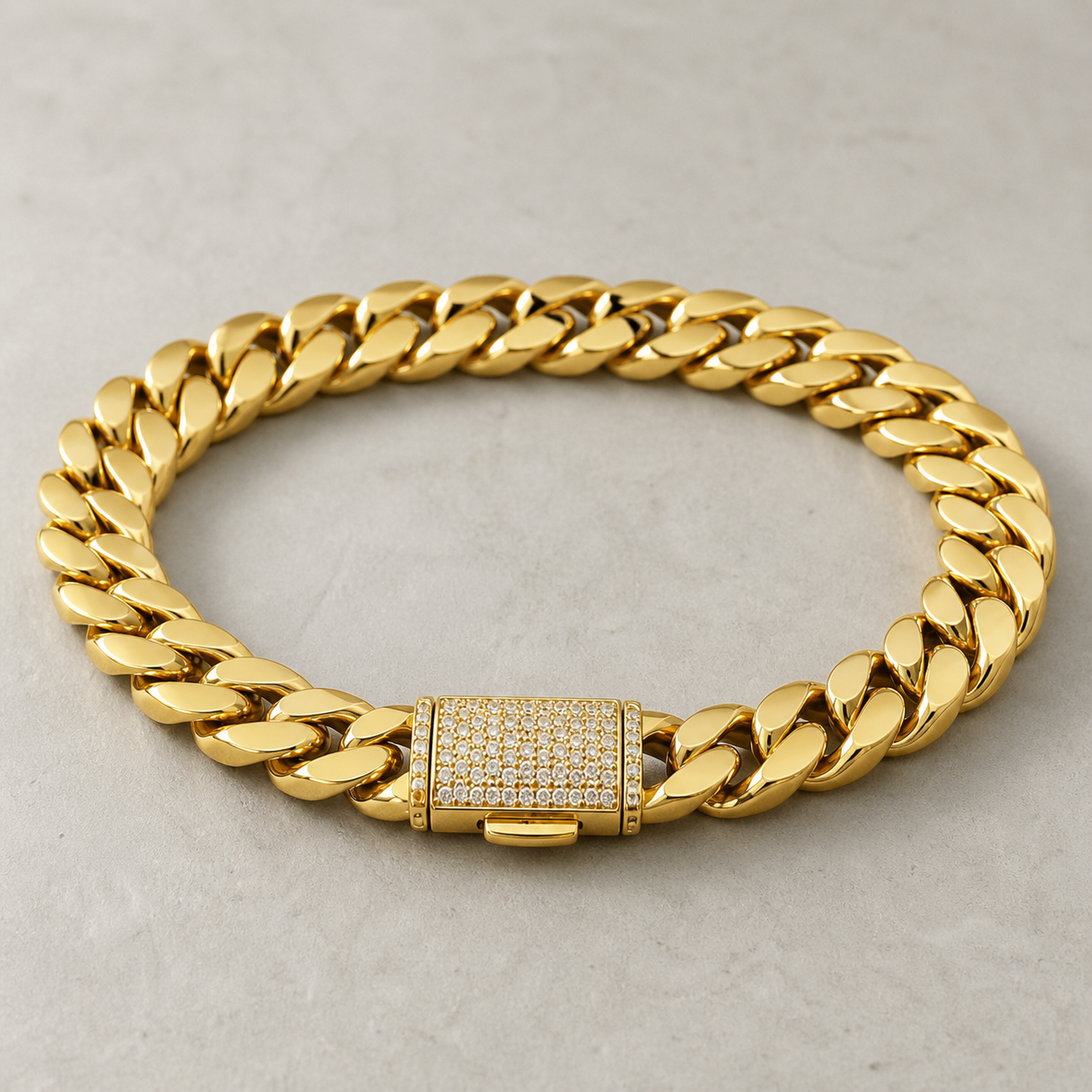Set Brilla Oro Cuban | 8mm